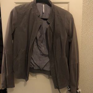 Free People Vegan Leather Jacket